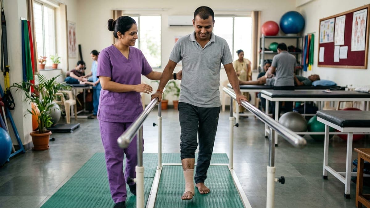Ankle Fracture Rehabilitation in Faridabad: Recovery After Cast or Surgery