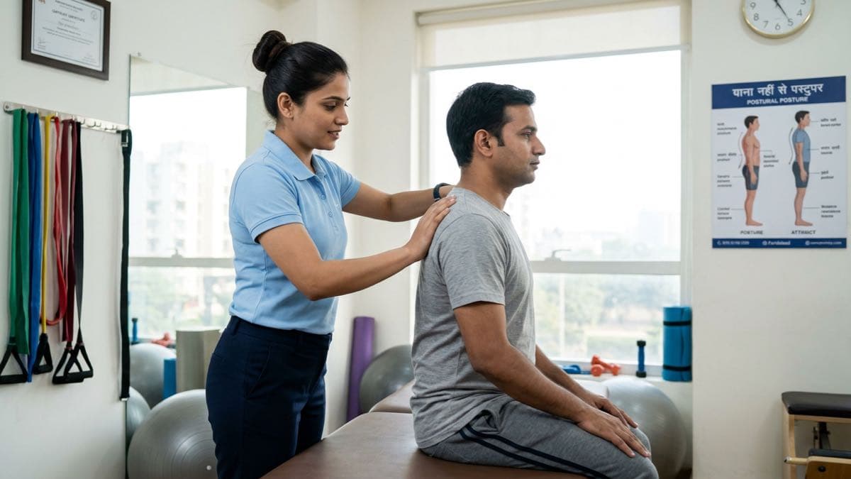 Best Physiotherapist for Posture Correction in Faridabad: What to Expect