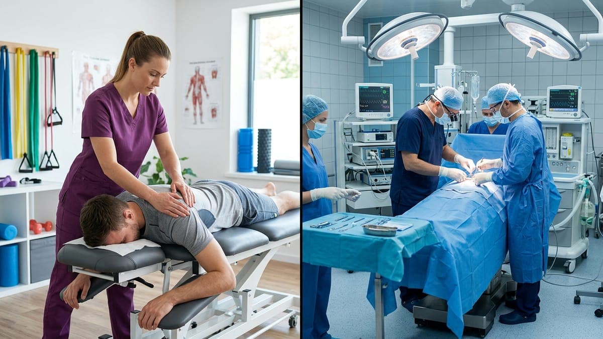 Can Physio Replace Surgery Faridabad