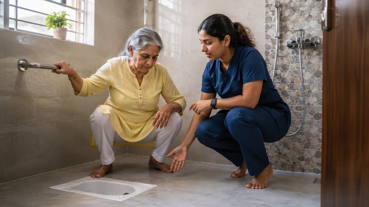 Indian Toilet, Squatting and Floor Sitting After Knee Replacement