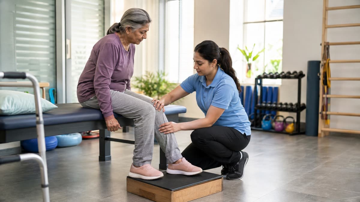 Knee Replacement Physiotherapy With Osteoporosis