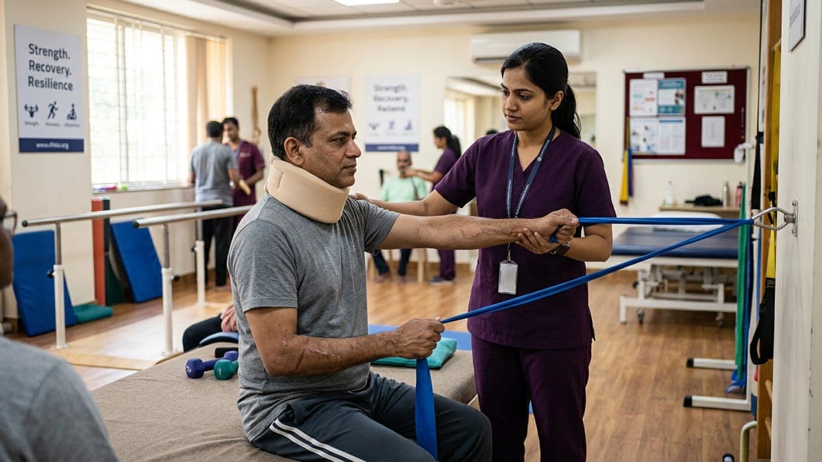 Physiotherapy After Road Accident in Faridabad: Trauma Recovery