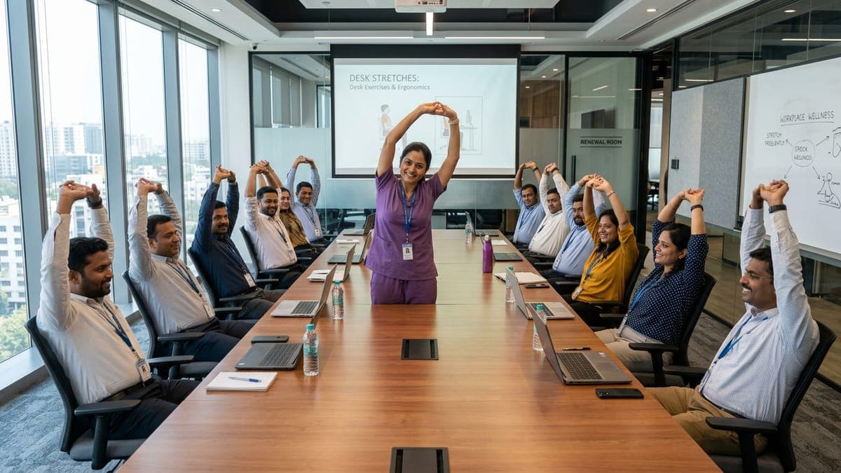 Corporate Wellness Physiotherapy in Faridabad: Workplace Health Programmes