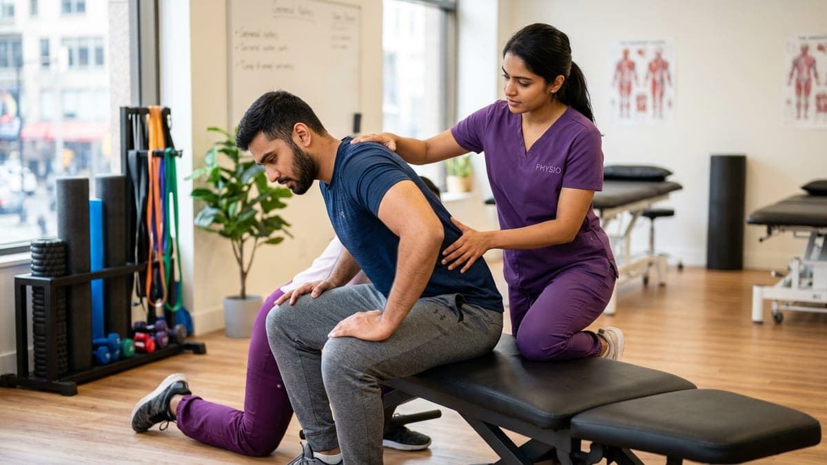 Back Pain in Young Adults in Faridabad: Physiotherapy Treatment