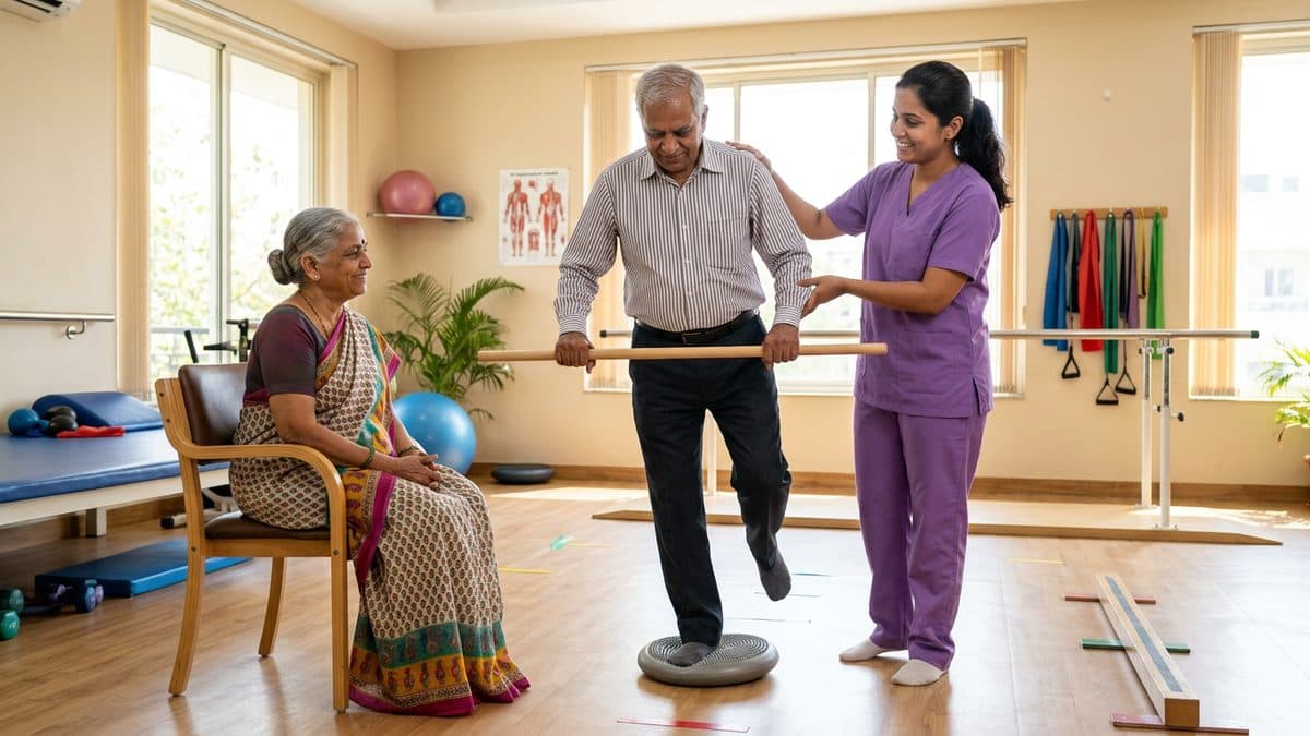Physiotherapy for Elderly in Faridabad: Fall Prevention and Mobility