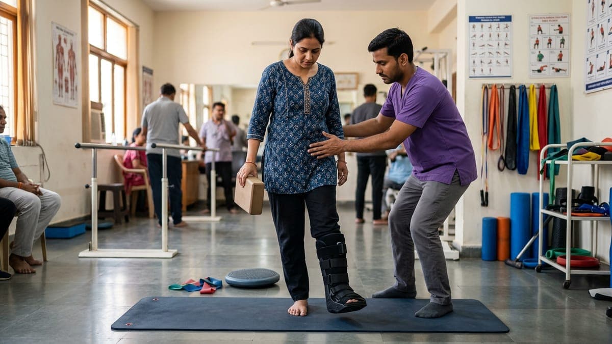 Fibula Fracture Rehabilitation in Faridabad: Physiotherapy After Leg Fracture