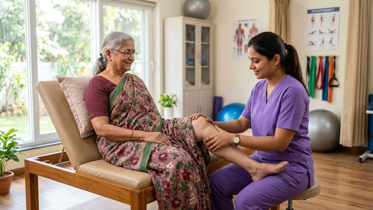 Knee Pain in Elderly Adults in Faridabad: Physiotherapy Without Surgery