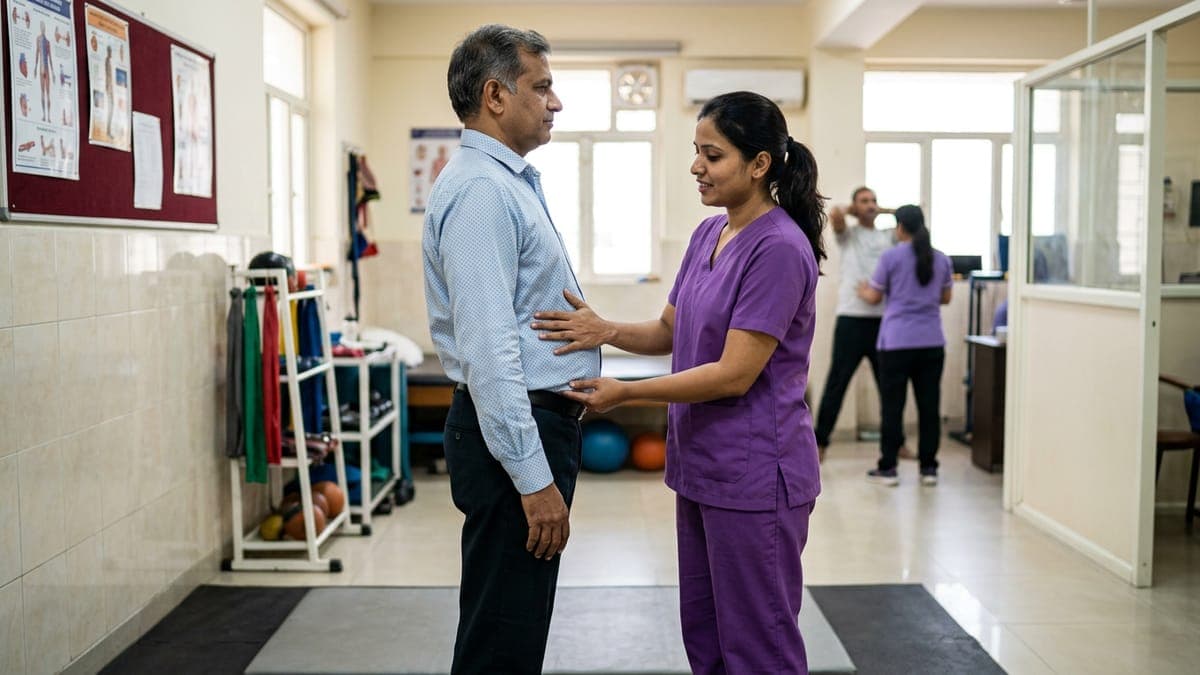 Lordosis (Swayback) Treatment in Faridabad: Physiotherapy for Lumbar Curve