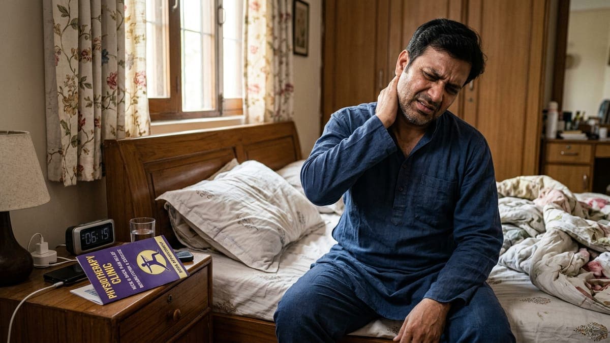 Neck Pain From Sleeping Position in Faridabad: Physiotherapy Solutions