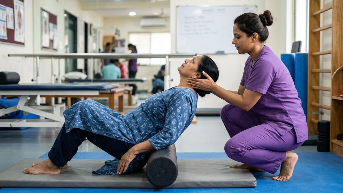 Postural Kyphosis Treatment in Faridabad: Fix Rounded Upper Back