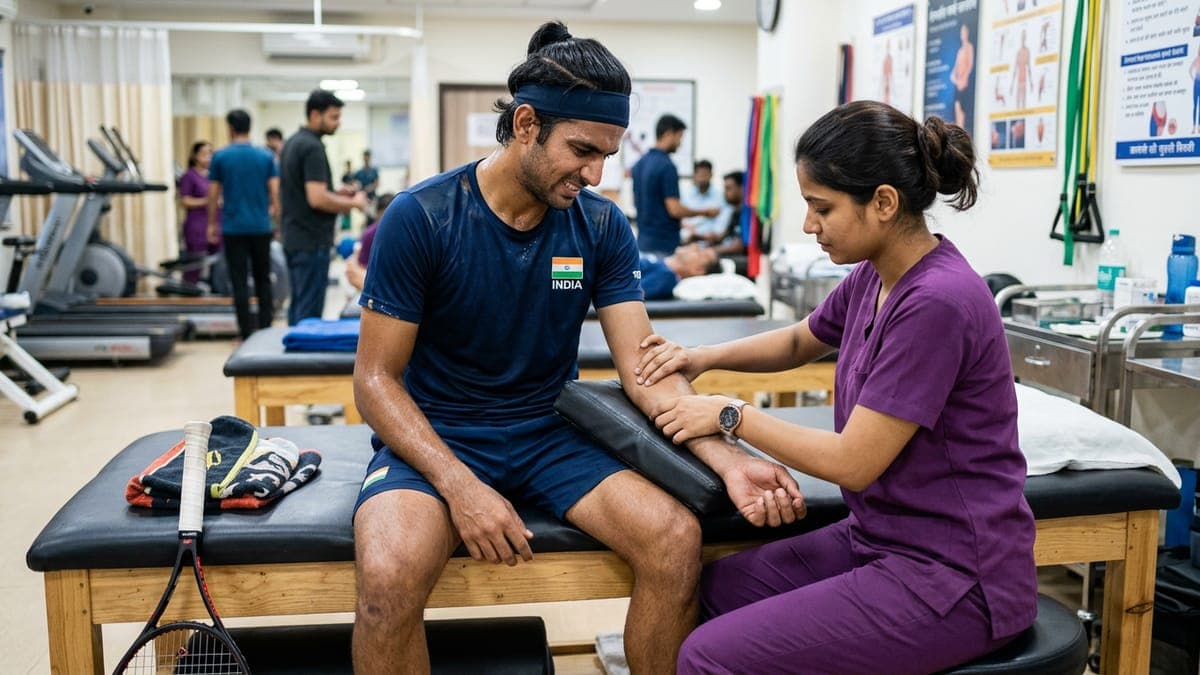 Tennis Injury Physiotherapy in Faridabad: Shoulder, Elbow, and Knee Treatment