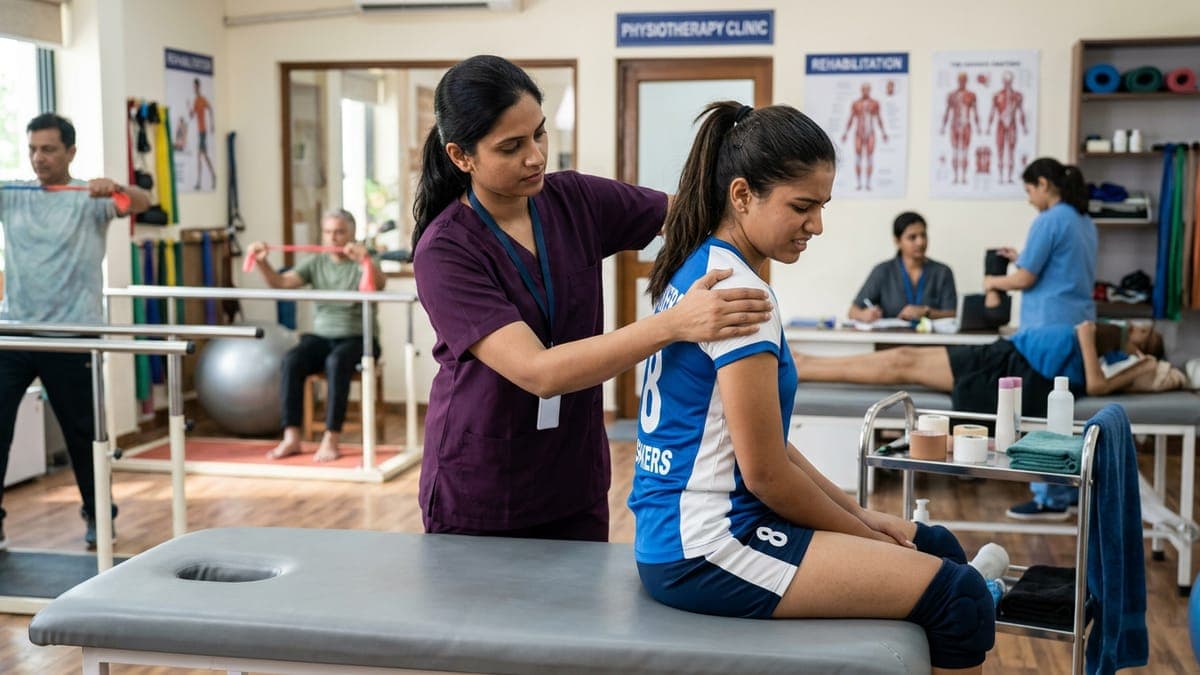 Volleyball Injury Physiotherapy in Faridabad: Shoulder, Knee, and Ankle