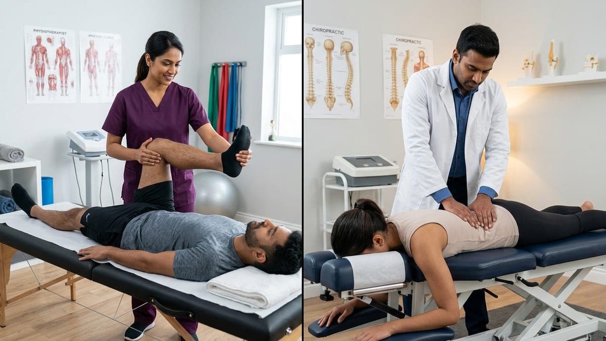 Physio vs Chiropractic Faridabad