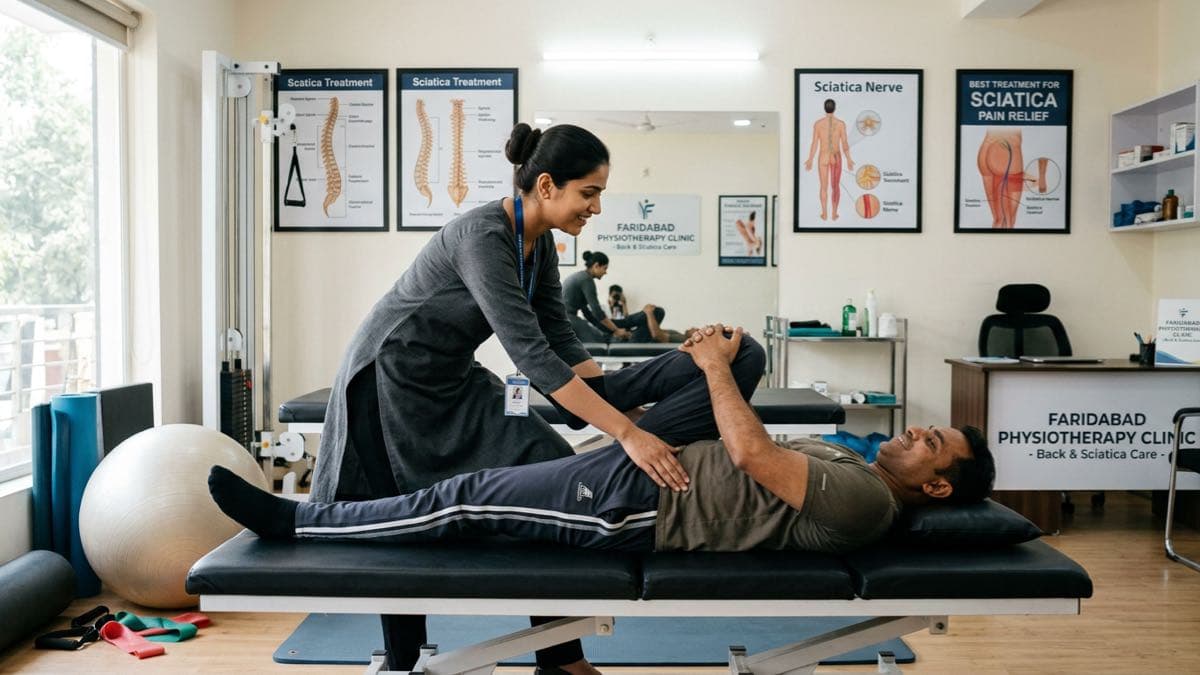 Sciatica Pain Relief: Best Physiotherapy Exercises & Treatment in Faridabad