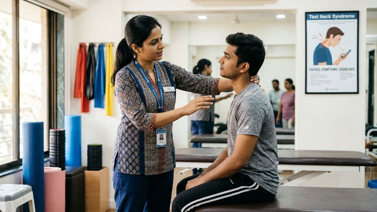 Text Neck Syndrome: Causes, Exercises & Physiotherapy Treatment