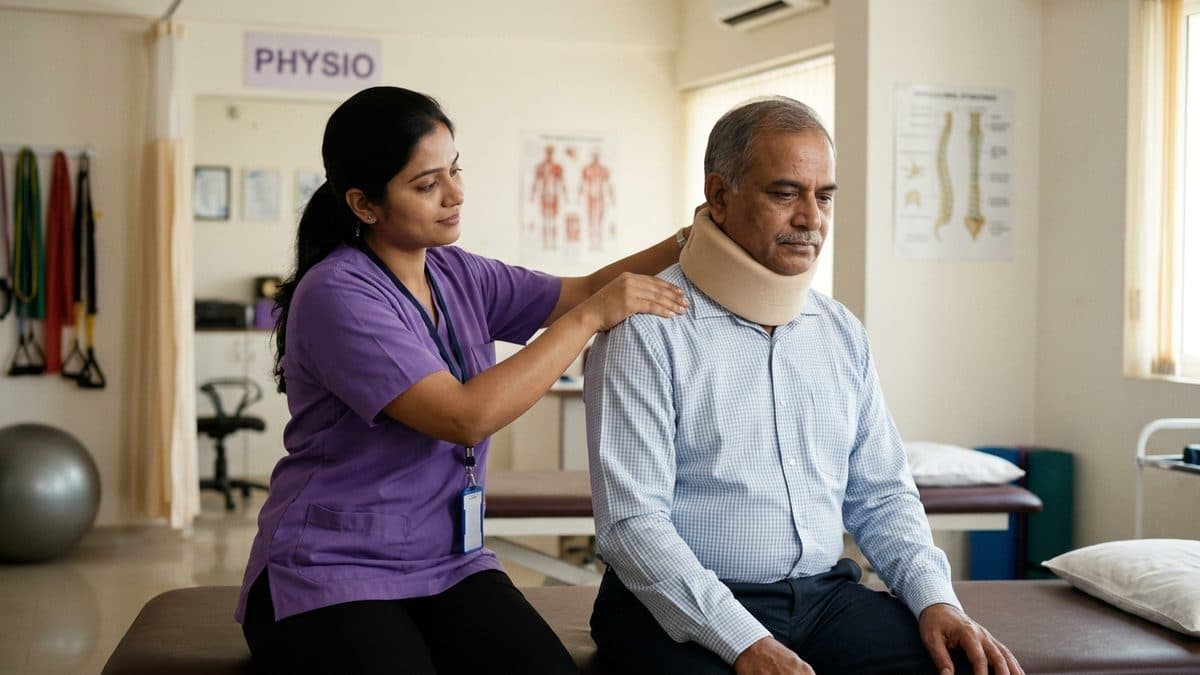 Whiplash Injury Treatment in Faridabad: Physiotherapy for Road Accident Neck Pain
